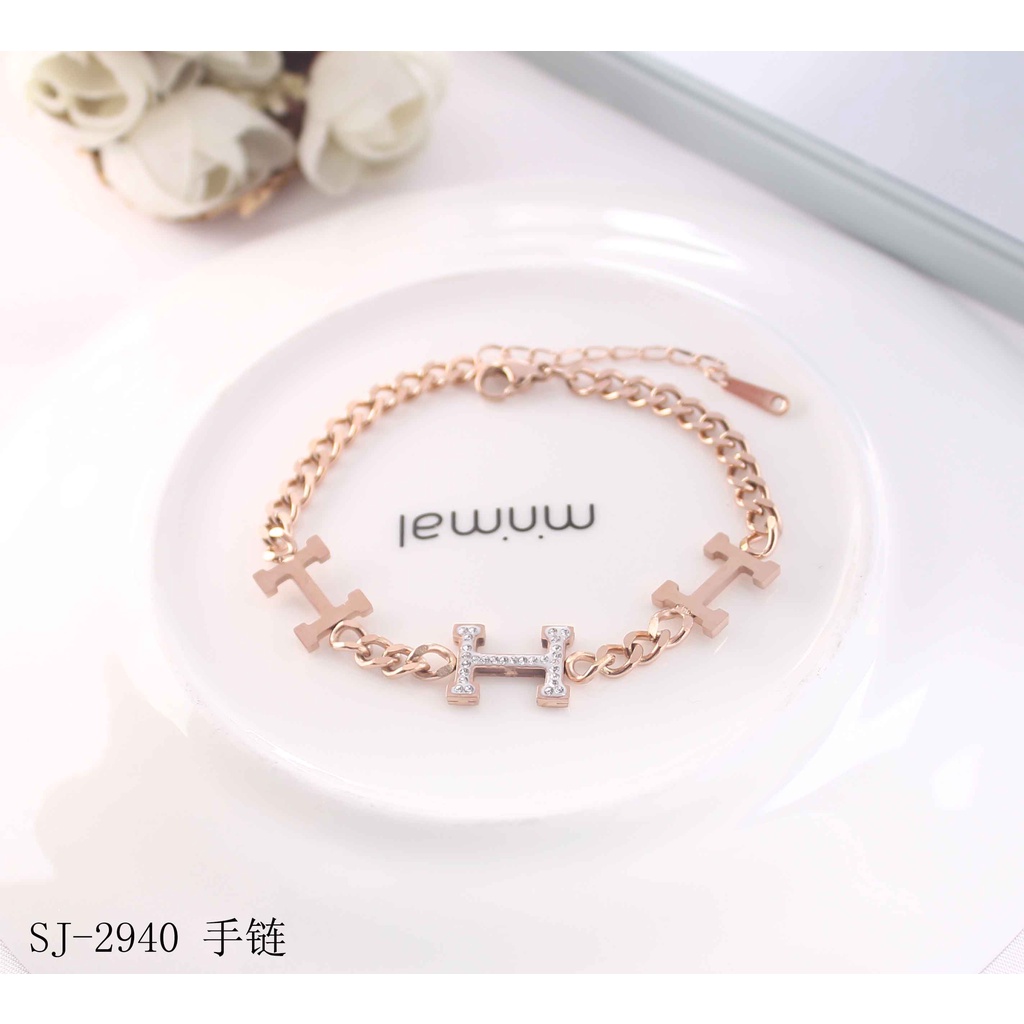 Gelang Titanium Permata Fashion Jewellery  2940