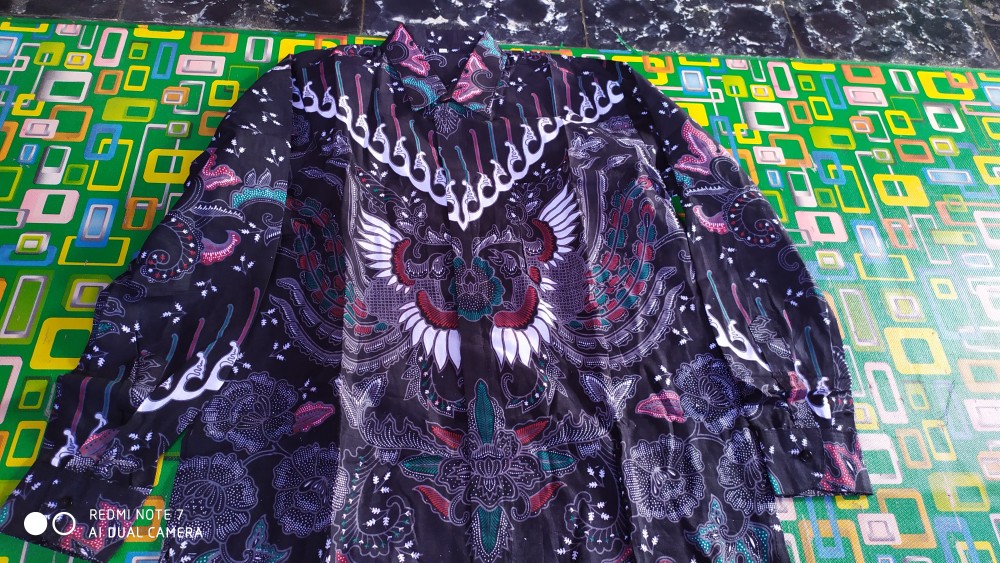 Bswart Batik Hrb026 Kenongo Hem Pendek Padi Pekalongan M L Xl Batik Pria Murah Modern Grosir