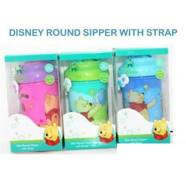Kiddy WTP 07-063 kiddy botol minum anak sedotan botol minum tali disney gelas sedotan