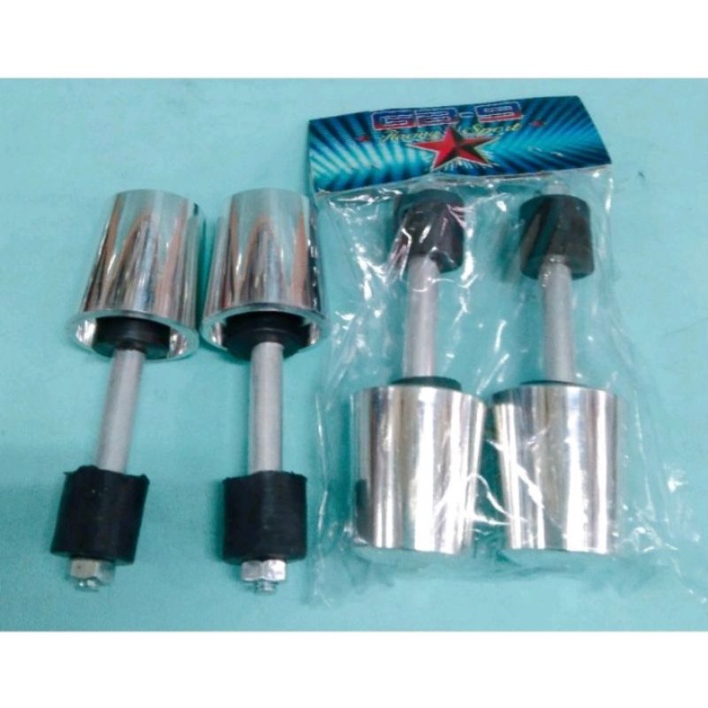 JALU STANG BANDUL STANG VARIASI UNIVERSAL CROME NINJA SATRIA FU RX KING HARGA 1SET KIRI/KANAN