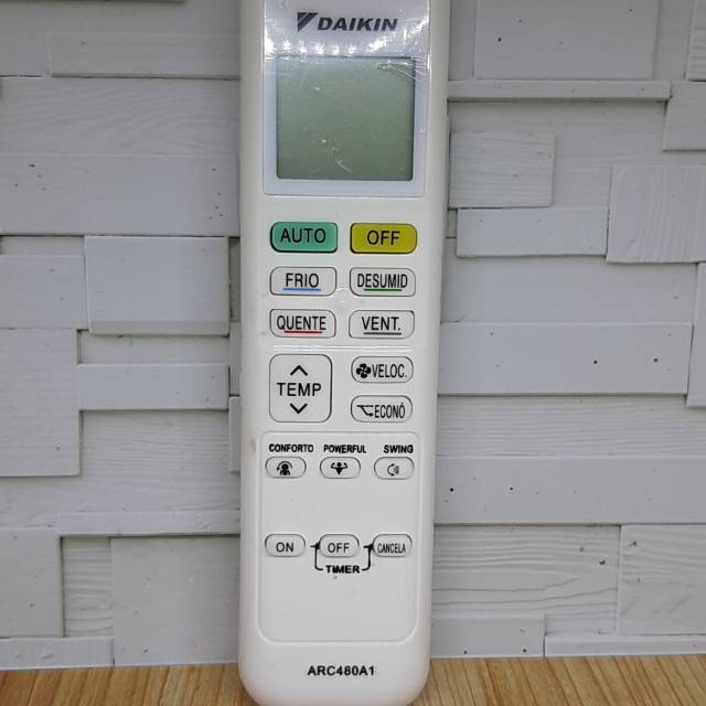 REMOTE REMOT AC DAIKIN ARC480 SERIES ORIGINAL