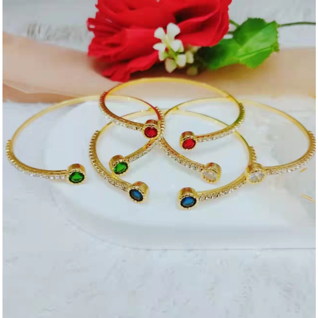 Gelang Xuping Permata Lapis Emas 24K L40