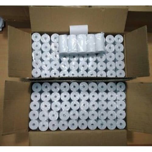 

kertas- kertas thermal 57 x 30 / 57x30 / 58 x 30 / 58x30 mm polos per 1 hitam -kertas.