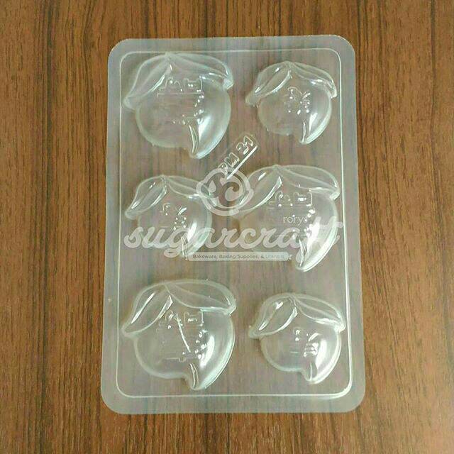 Cetakan pudding/jelly mooncake peach