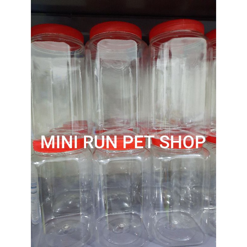 Toples Cupang 2 Liter Tempat Ikan Cupang Ada Tutup