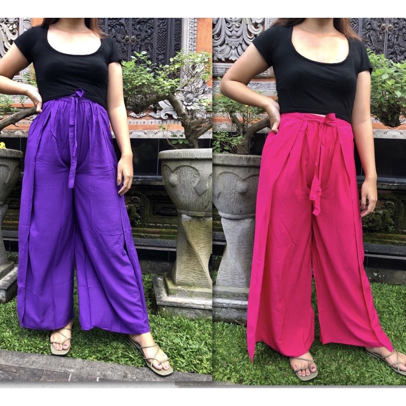 Wrap pants size jumbo| kulot Wrap celana lilit kulot samurai