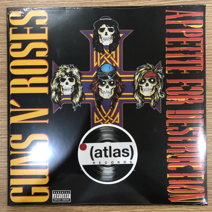VINYL / PIRINGAN HITAM GUNS N' ROSES - APPETITE FOR DESTRUCTION
