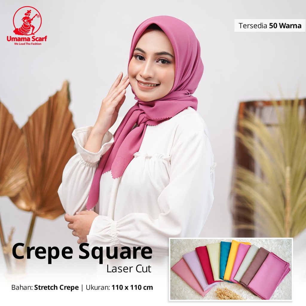 Umama Scarf - Kerudung Segi Empat Polos Voila Ultrafine Lc