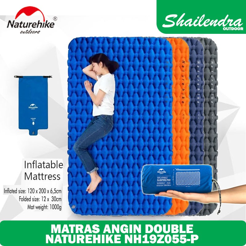 MATRAS ANGIN DOUBLE NATUREHIKE NH19Z055-P SLEEPING PAD ULTRALIGHT