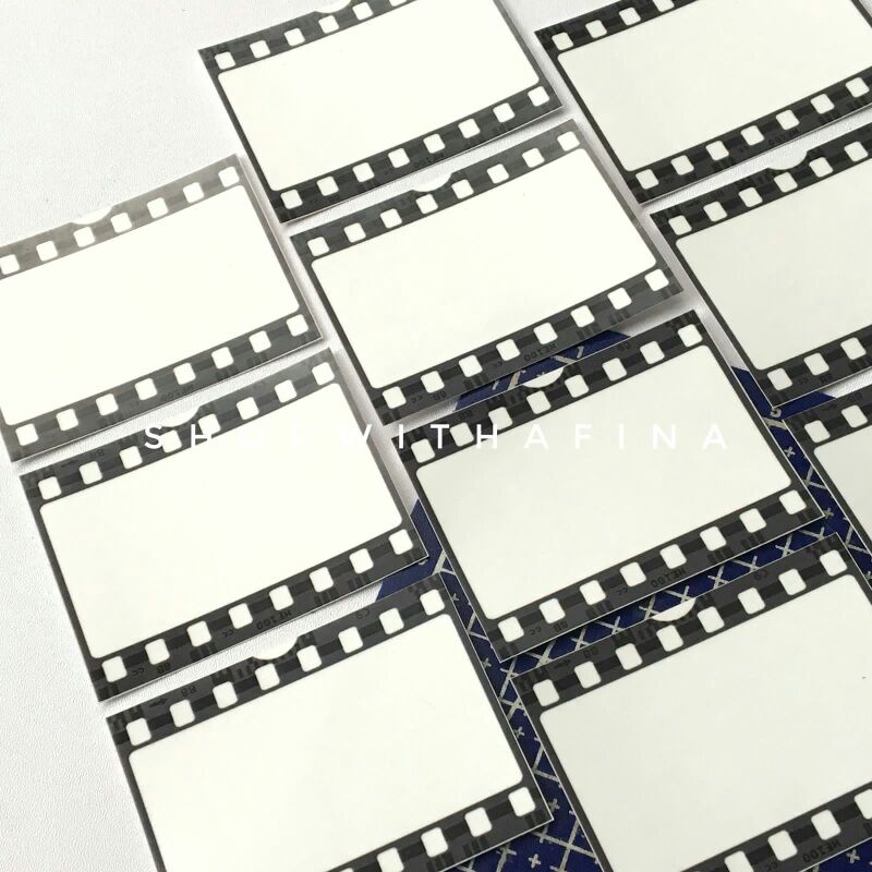 

Sticker Aesthetic | 12 pcs Medium Single Film Roll TRANSPARAN | SHOPWITHAFINA