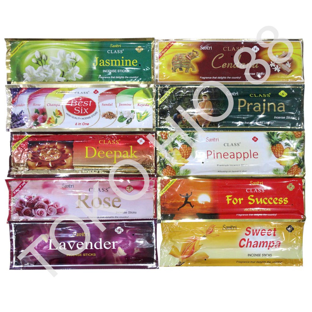 Hio / Dupa Wangi Aromaterapi Merk Savitri India Incense Sticks Aromateraphy ( 35 Batang )