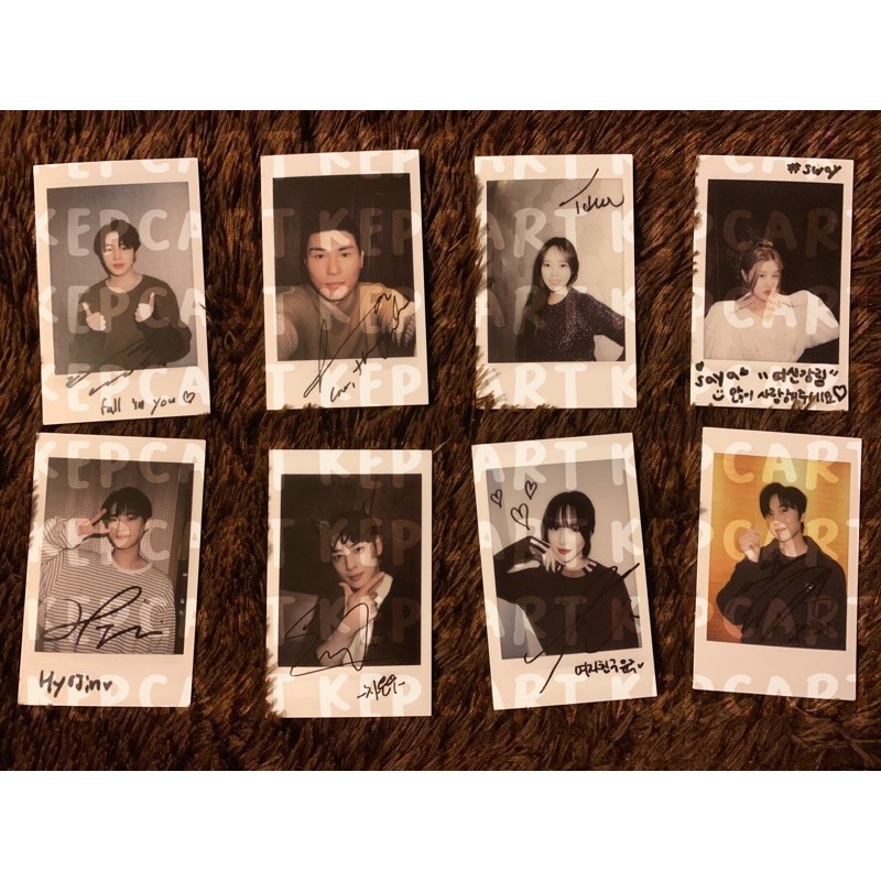 Polaroid True Beauty - Eunwoo Yuju Hyojin Chanhee Car the Garden sAya sunjae sungwoon