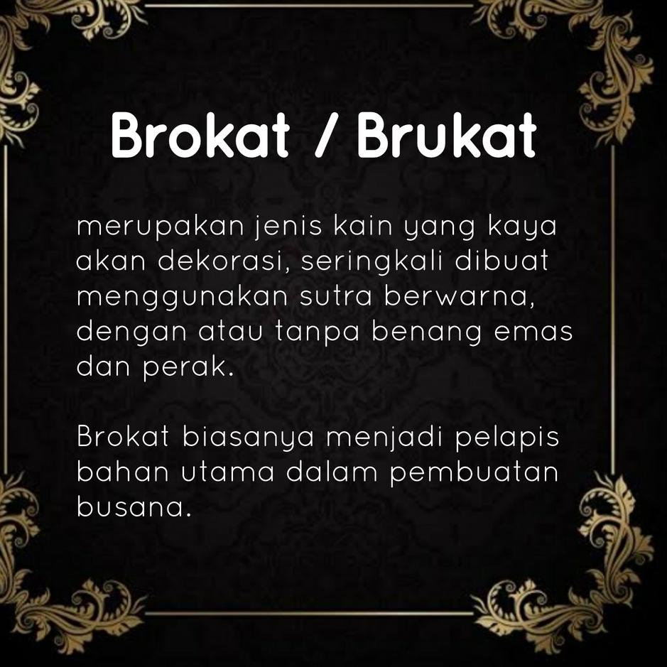 Miliki - 0,5 meter kain BROKAT TILE / kain KEBAYA BRUKAT motif Akar