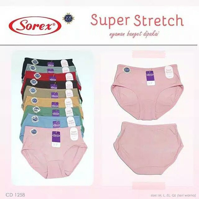 Cd Wanita Sorex 1258 (Midi) Super Stretch | Cd Basic |