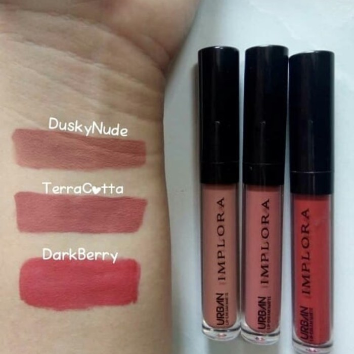 Implora Lip Cream Matte Urban (Ready Lengkap 20 varian Warna)