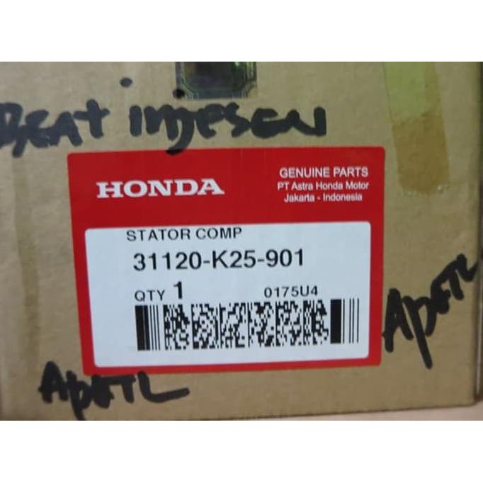 Spul Beat Fi K25 Orisinil Honda onderdil motor