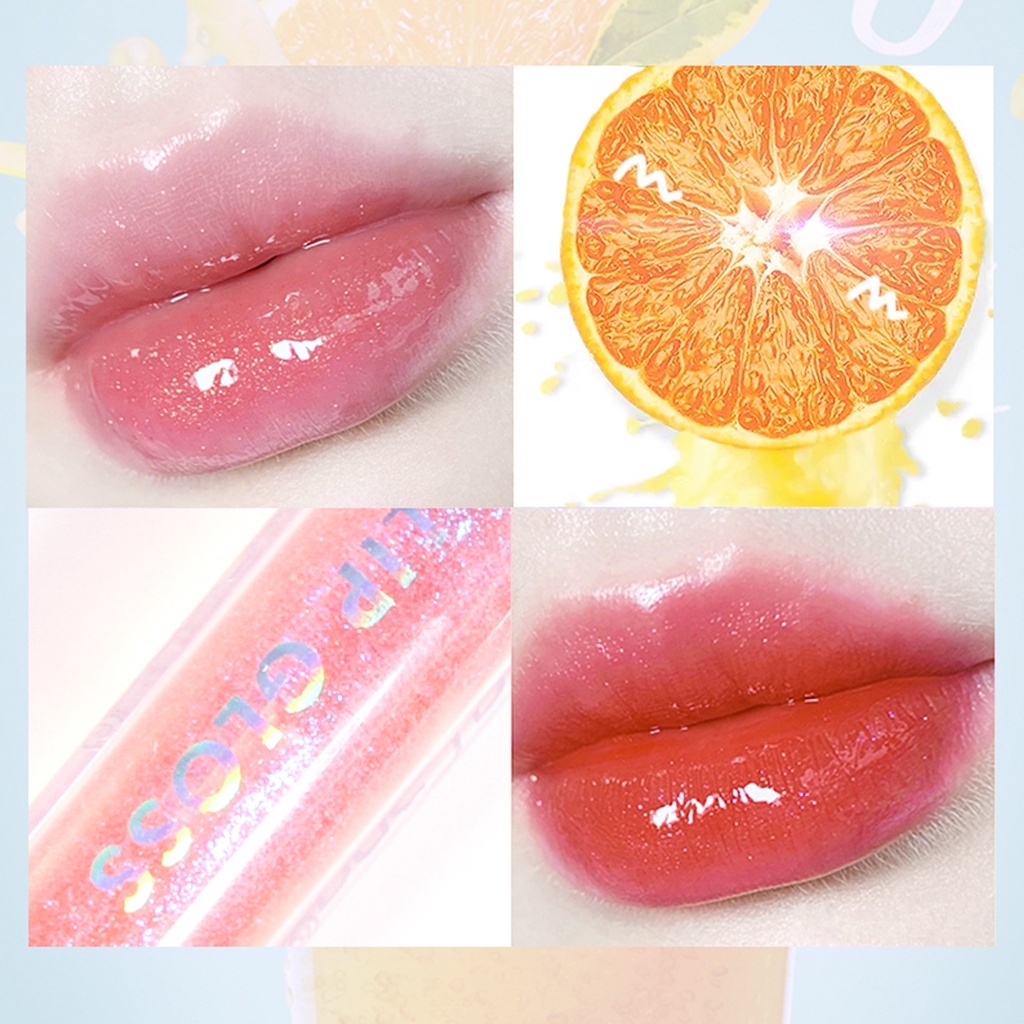 Beauty Glazed Lipstik Shimmer Jelly Lipgloss Cerah Bersinar Glossy Lipgloss