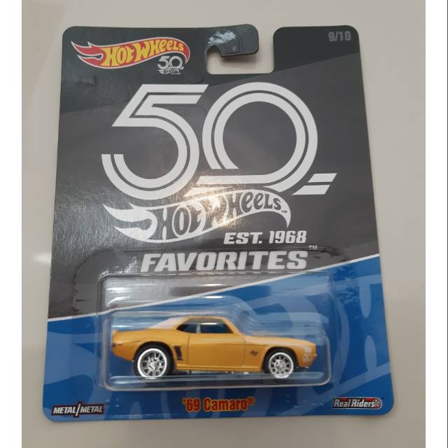 Hot Wheels 69 Camaro 50th Anniversary Favorites B