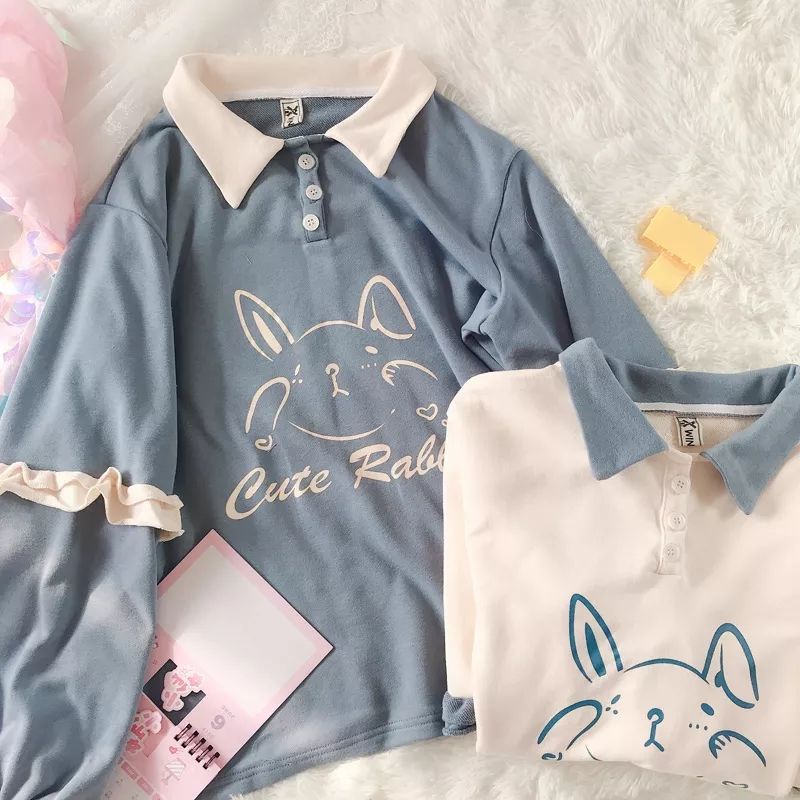 KAWAII USAGI SWEET COLLAR SWEATER