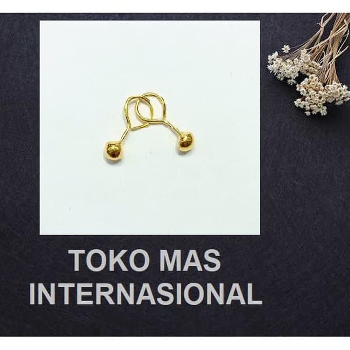 Anting Emas Toge Bayi 0.5 Gram 0.5gr 1/2gr Emas 24 Karat 24K BIG SALE