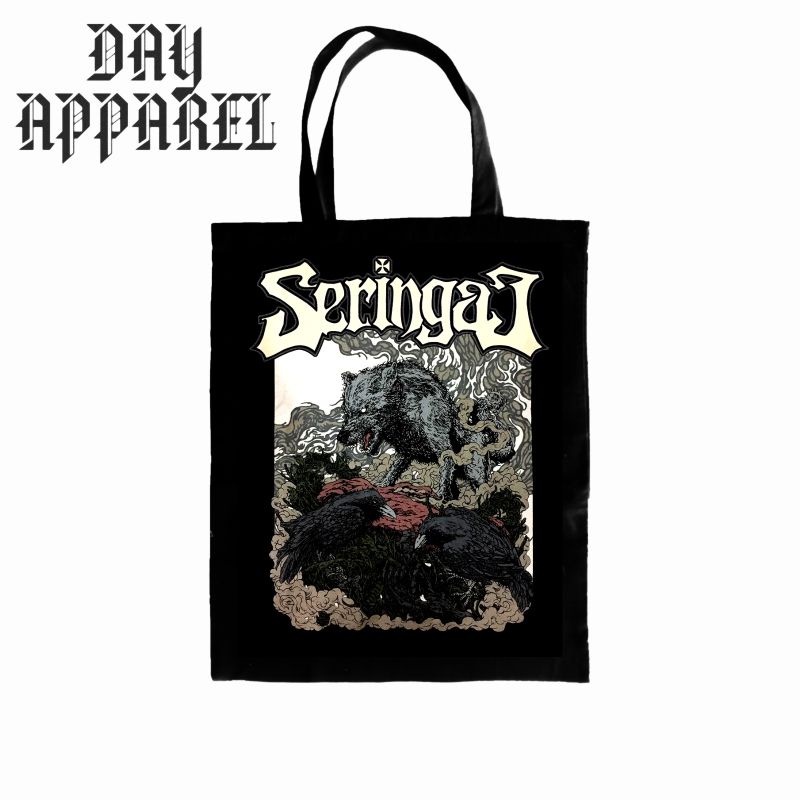 TOTE BAG SERINGAI - TOTEBAG MUSIK BAND ROCK - PRIA WANITA RESLETING