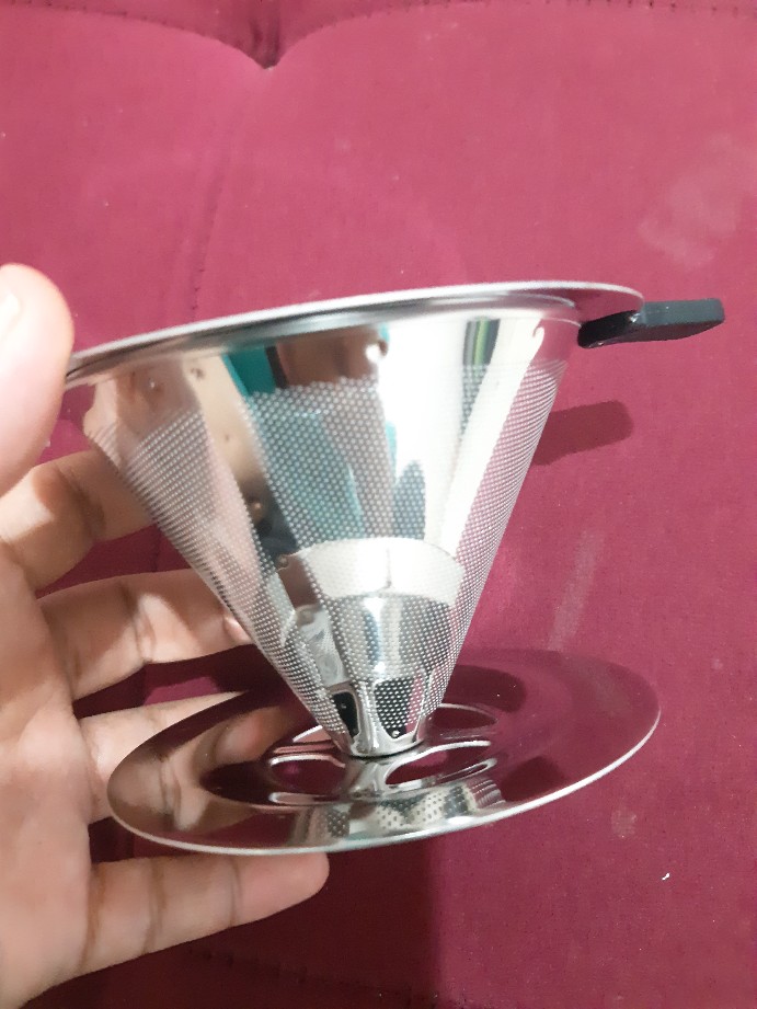 Coffee Drip Stainless / Coffee Dripper / Coffee Filter Stainless / Saringan Kopi / Kopi Filter V60