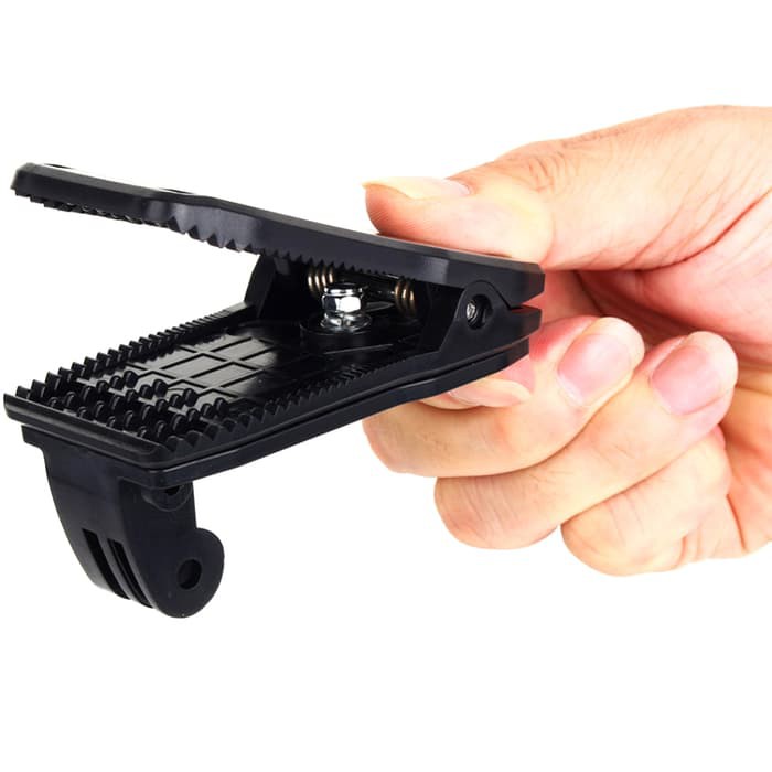 Clip Clamp Mount untuk GoPro / Xiaomi Yi - Black