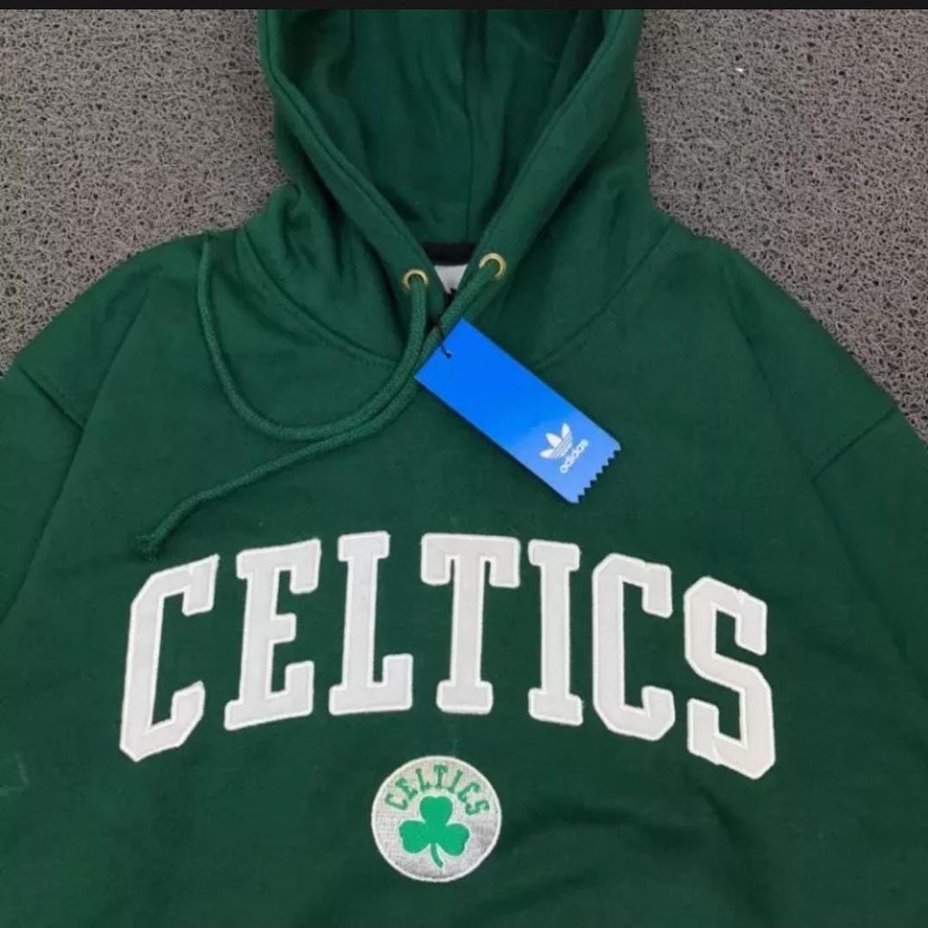 COD-JAKET SWEATER HOODIE CELTICS PRIA ORIGINAL DISTRO LOGO TEXS FULL BORDIR PREMIUM FLECE TEBAL