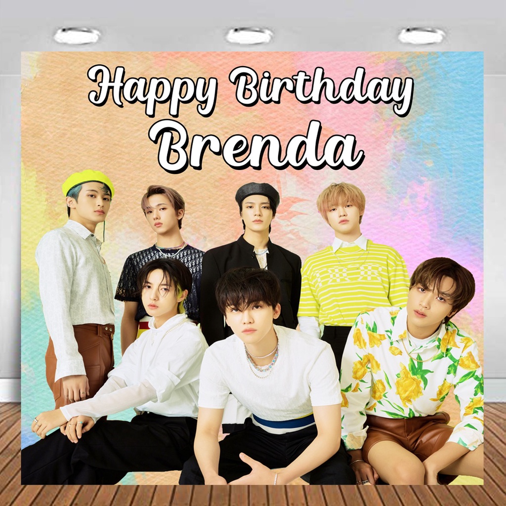 NCT Dream KPOP Backdrop Flexi Banner Birthday / Spanduk Hiasan Dinding Ulang Tahun