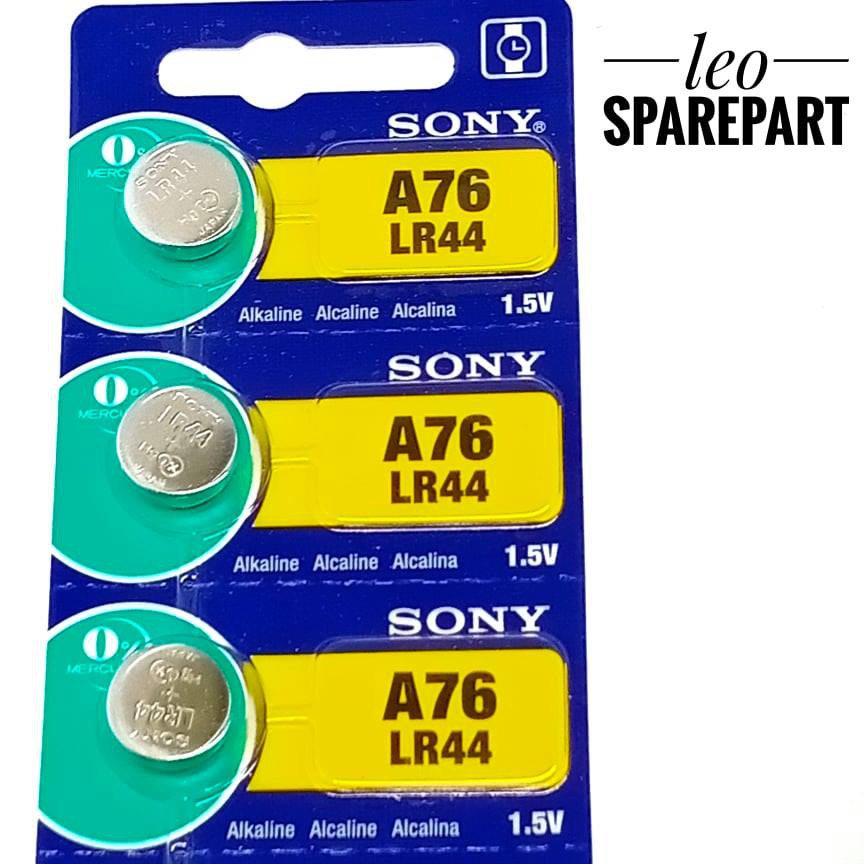 BATERAI SONY LR44 / A76 ORIGINAL