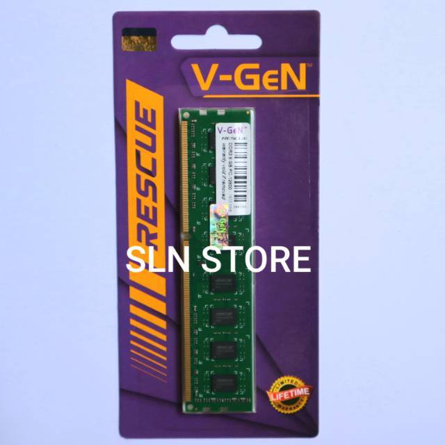 RAM DDR3 8GB PC-12800 / 1600 MHz V-GeN Rescue Longdimm Vgen