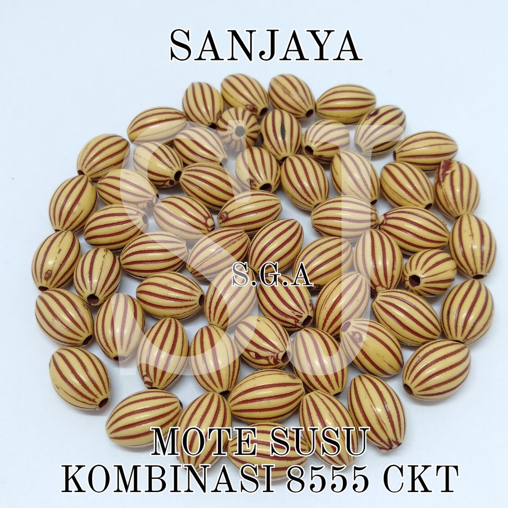 MANIK SUSU / MOTE SUSU / MANIK COKLAT / MANIK OVAL / MANIK COKLAT OVAL / MOTE SUSU KOMB. OVAL 8555 CKT