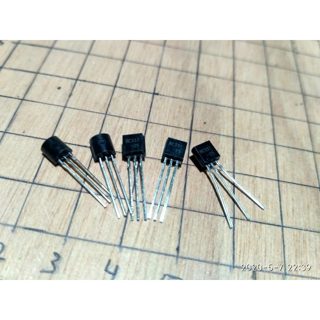 [HAEBOT] Amplifier Transistor BC337 BC327 NPN PNP TO-92 10 pcs 3 Pin 50V Komparator Lot TR Power Kuat