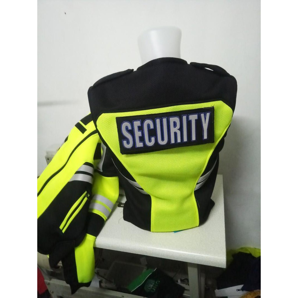 Rompi Security + Full Atribut / Rompi Satpam dengan Atribut