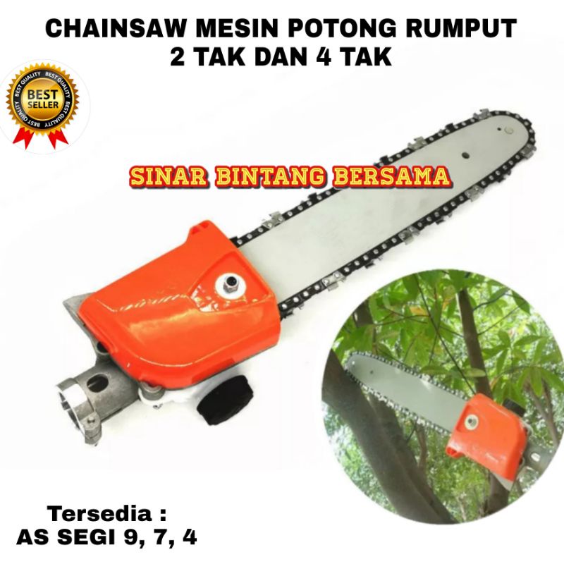 Chainsaw Mesin Potong Rumput 2 Tak Dan 4 Tak