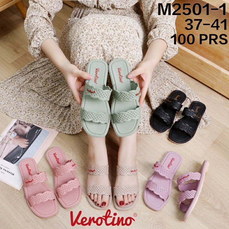 Sandal Jelly Karet Ban Dua Verotino M2501 Sandal Slop Ban Dua Motif