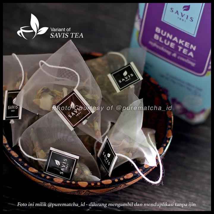 

Savis Tea - Premium Bunaken Blue Tea Sample 1Tb Teh Bunga Telang