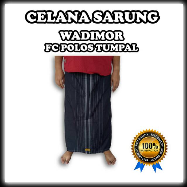 Celana Sarung Hitam Polos Wadimor