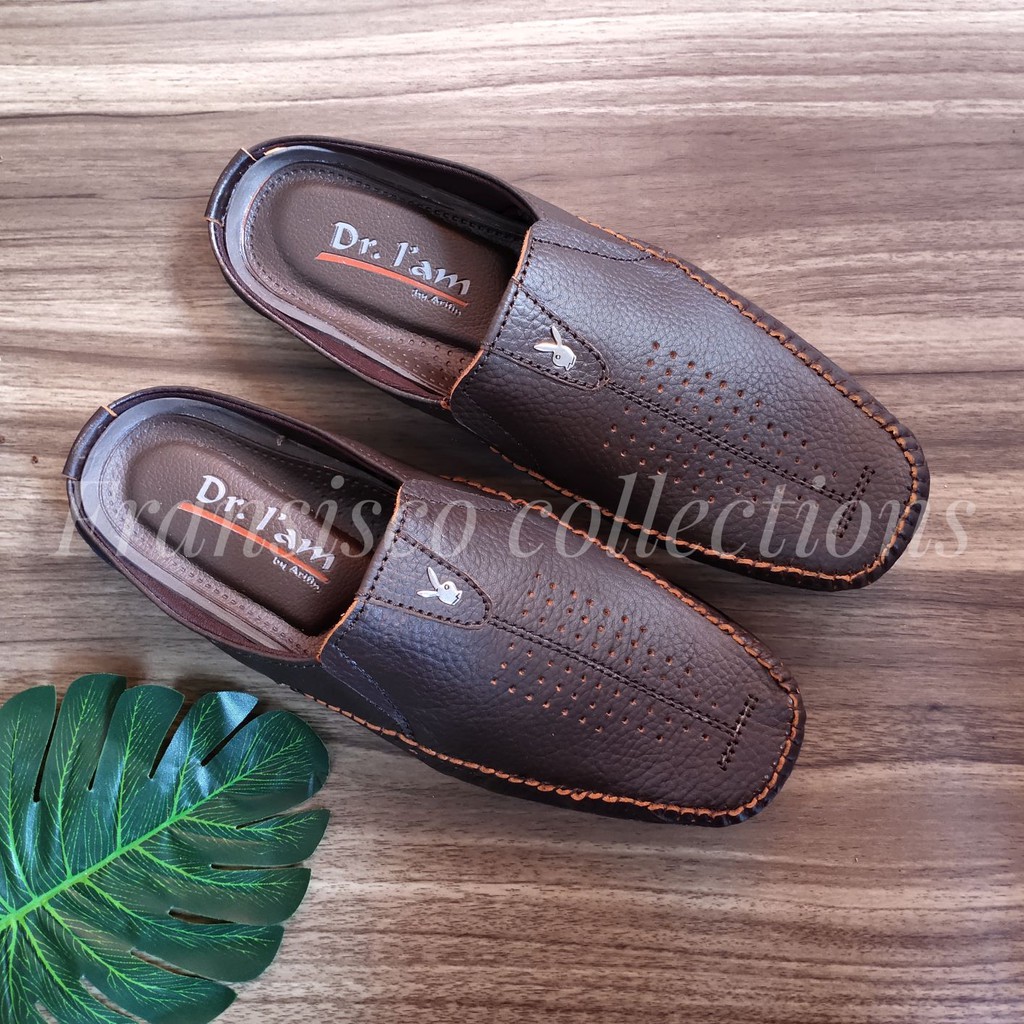 Sepatu Bustong Pria | Daltu | Tutong | Bahan Kulit Asli