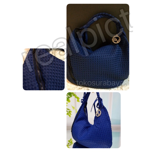 tas rajut botega veneta biru