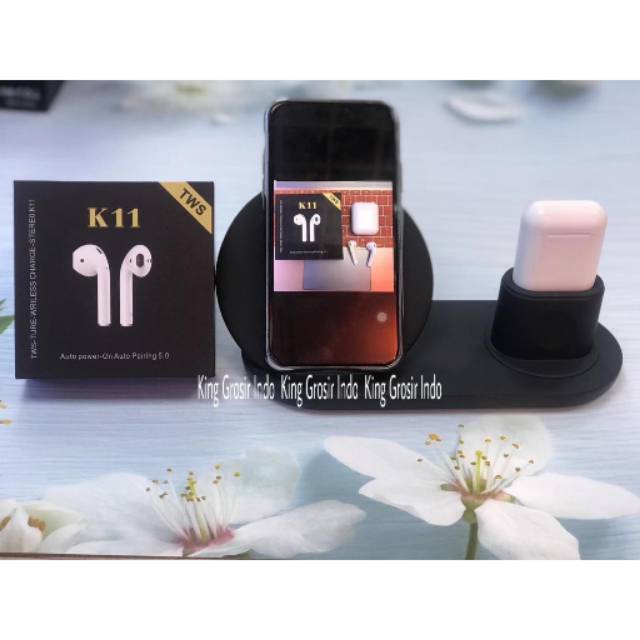 Headset Bluetooth K11 TWS Touch True Wireless Earphone K11 TWS Touch