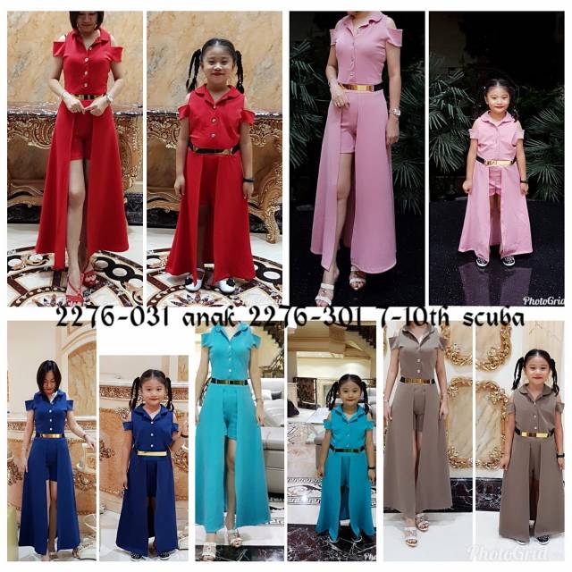 Dress couple anak dan ibu