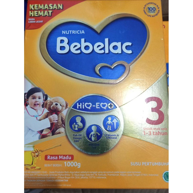 BEBELAC 3 MADU.VANILA 1000GR