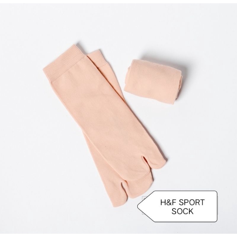 kaos kaki jempol polos pendek wanita muslimah dewasa