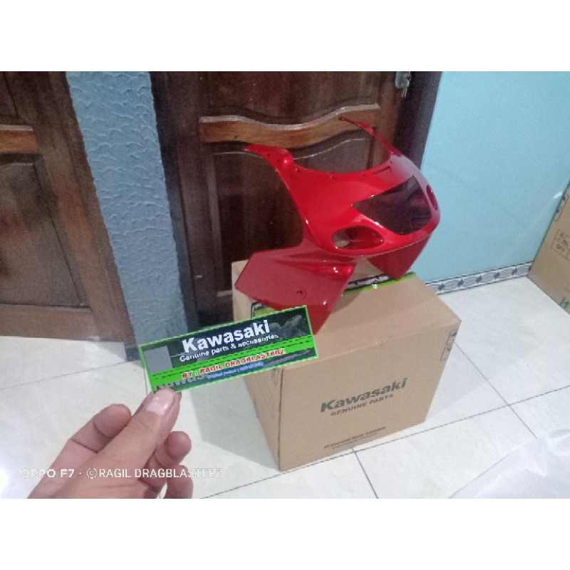 fairing atas ninja rr old merah maron original Kawasaki