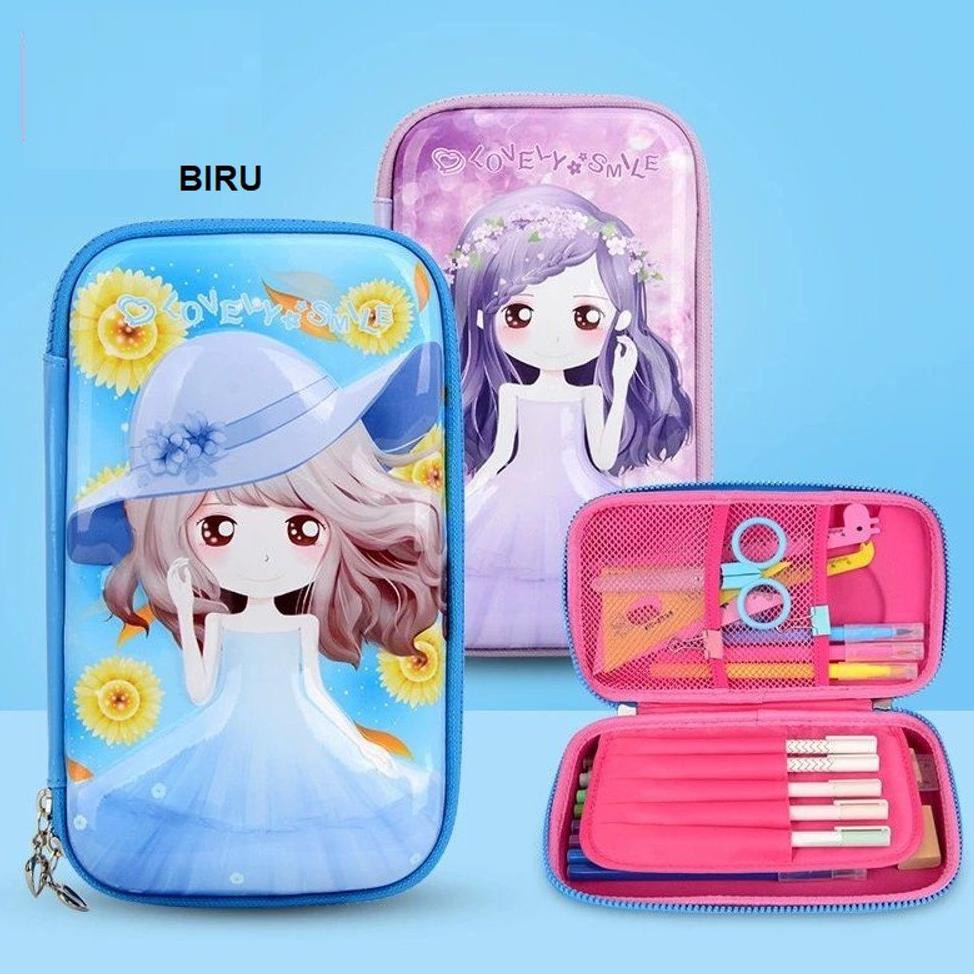 

Tempat pensil dan alat tulis Smiggle EVA Hardcase PRINCESS 3D