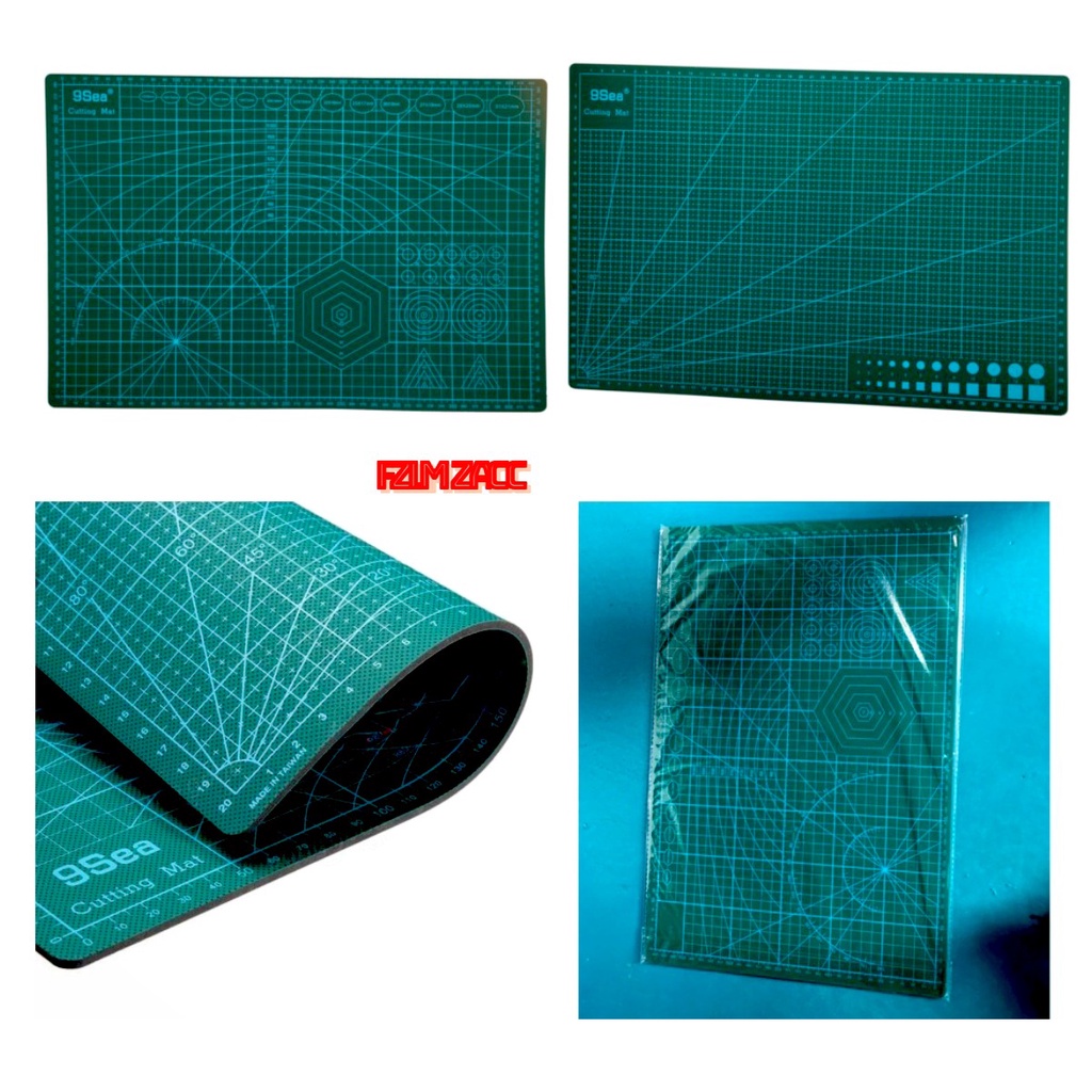 

Taffware Work Cutting Mat Pad A3 45 x 30cm Warna Hijau