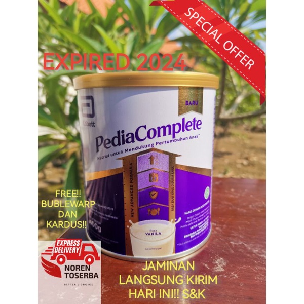 

Pediasure Complete Vanila 400Gr Exp 2024 (Kemasan Baru)