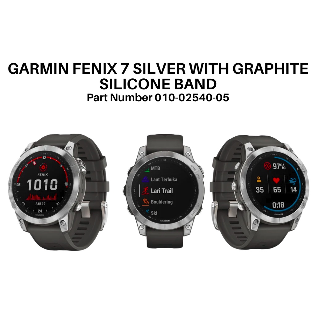 GARMIN SMARTWATCH FENIX 7 SAPPHIRE GPS WATCH NEW GARANSI RESMI TAM