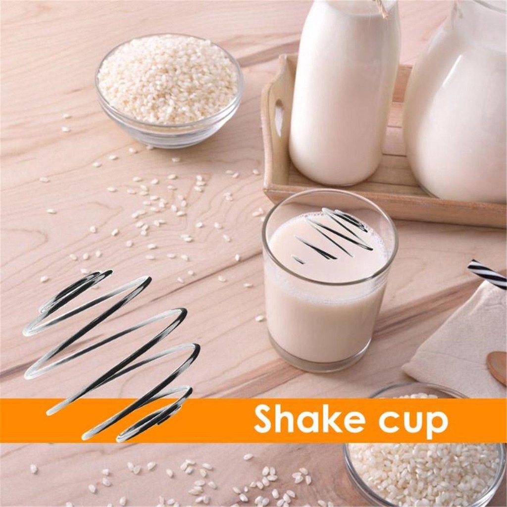 Solighter Mix Shaker Dessert Alat Stainless Steel Blender Protein Mixer